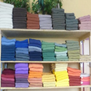 Gazestoff Meterware in 40 Farben - Breite 90 cm